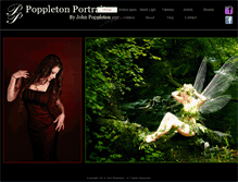 Tablet Screenshot of poppletonportraits.com